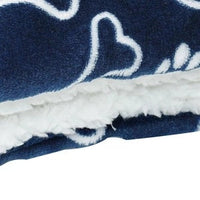 HKM-704659 Thick Flannel Pet Blanket for Cozy Warmth in Elegant Gray Tones