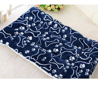 HKM-704659 Thick Flannel Pet Blanket for Cozy Warmth in Elegant Gray Tones