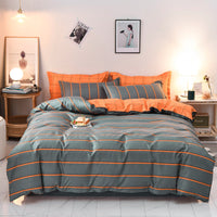 HKM-704723 Solid Color Imitation Cotton Bedding Set - Available in Various Sizes