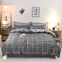 HKM-704723 Solid Color Imitation Cotton Bedding Set - Available in Various Sizes