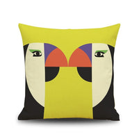 HKM-704787 Geometric Abstract Animal Cushion Cover - Chemical Fiber with PP Cotton Filling