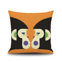 HKM-704787 Geometric Abstract Animal Cushion Cover - Chemical Fiber with PP Cotton Filling