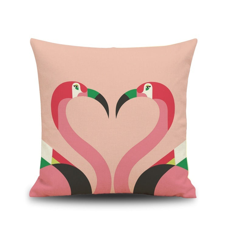 HKM-704787 Geometric Abstract Animal Cushion Cover - Chemical Fiber with PP Cotton Filling