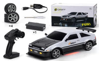 HKM-704851 1:16 Electric 4WD Drift Car RC Toy with Replaceable Tires and Modular Battery for Indoor-Outdoor Racing