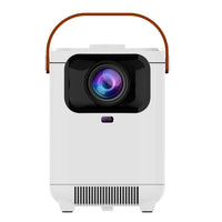 HKM-705235 Portable All-in-One HD Projector with 720p Resolution and 120 Lumens Brightness in Gray