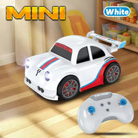 HKM-705299 Smart Drift Race Car with Obstacle Avoidance, Multi-Function Remote Control, Music & Lights - 12cm x 8cm x 5.2cm