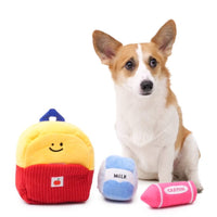 HKM-705491 Three-piece Toy For Dog School Bag