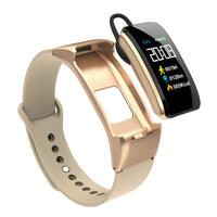 HKM-705555 Smart Fitness Tracker with Heart Rate and Blood Pressure Monitoring, Sleep Tracking, Pedometer, and Call Notifications