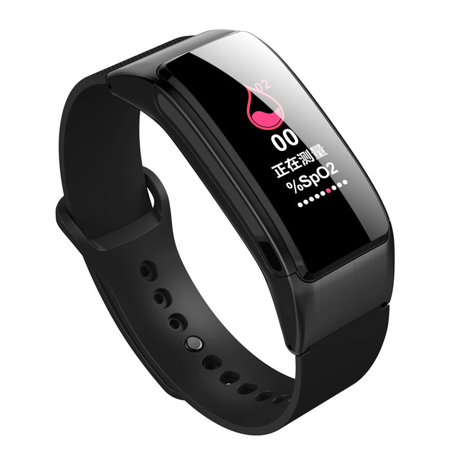 HKM-705555 Smart Fitness Tracker with Heart Rate and Blood Pressure Monitoring, Sleep Tracking, Pedometer, and Call Notifications