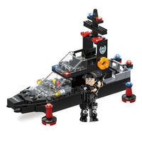 HKM-705619 SWAT Combat Bus Building Blocks Set for Kids - Construction Toy for Ages 6 and Up