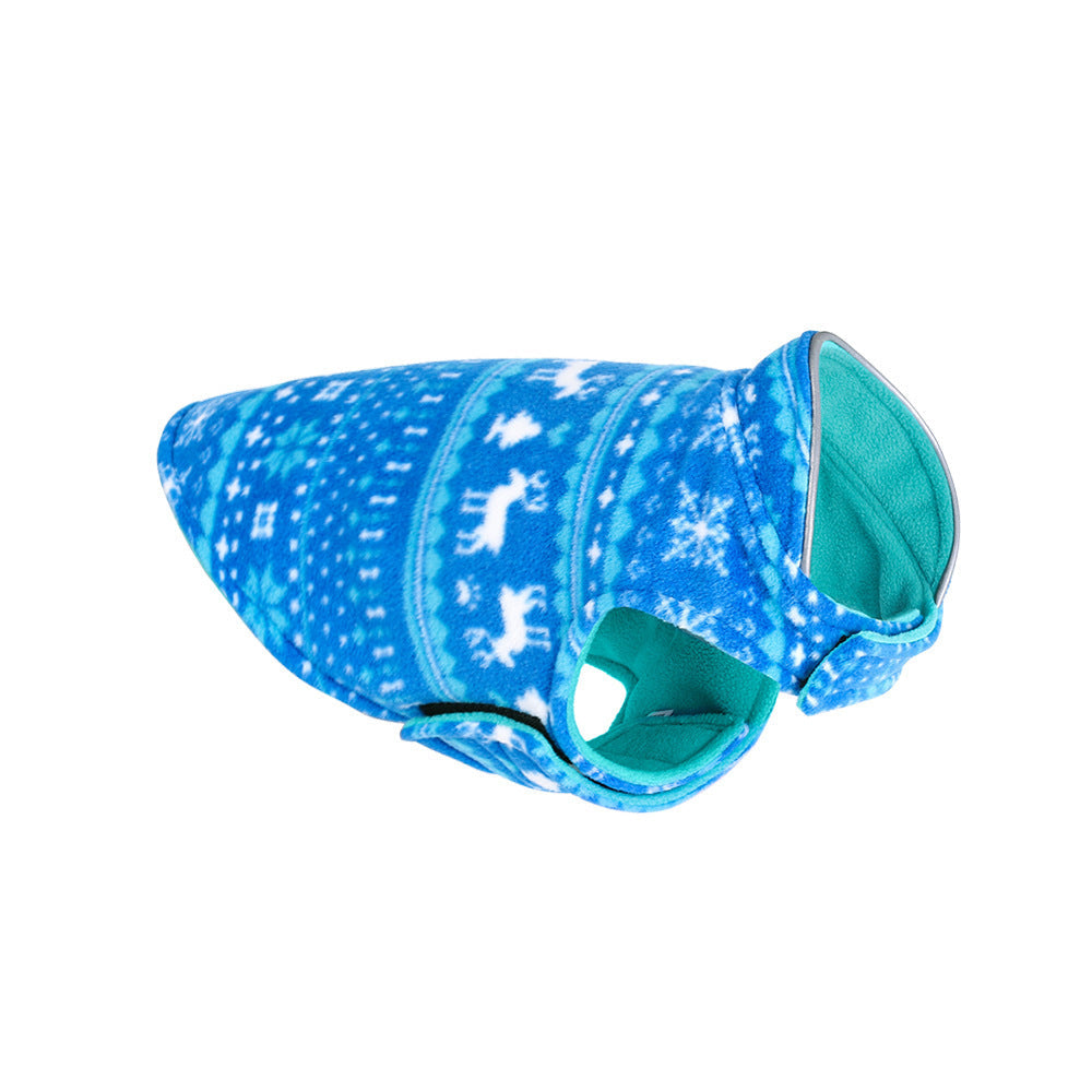 HKM-705683 Cozy Christmas Pullover Sweater for Small Dogs - Cute Winter Pet Jacket