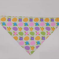 HKM-705747 Easter Bunny Egg Cartoon Digital Print Triangle Towel, Soft Polyester, No Fade, Various Sizes