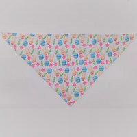 HKM-705747 Easter Bunny Egg Cartoon Digital Print Triangle Towel, Soft Polyester, No Fade, Various Sizes