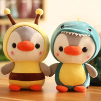 HKM-705875 Adorable Penguin Plush Toy - Customizable Kids Gift, Soft PP Cotton, 25cm Height