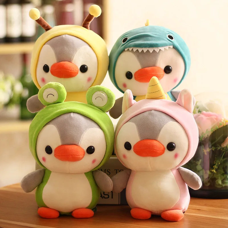 KTX-705875 Adorable Penguin Plush Toy - Customizable Kids Gift, Soft PP Cotton, 25cm Height