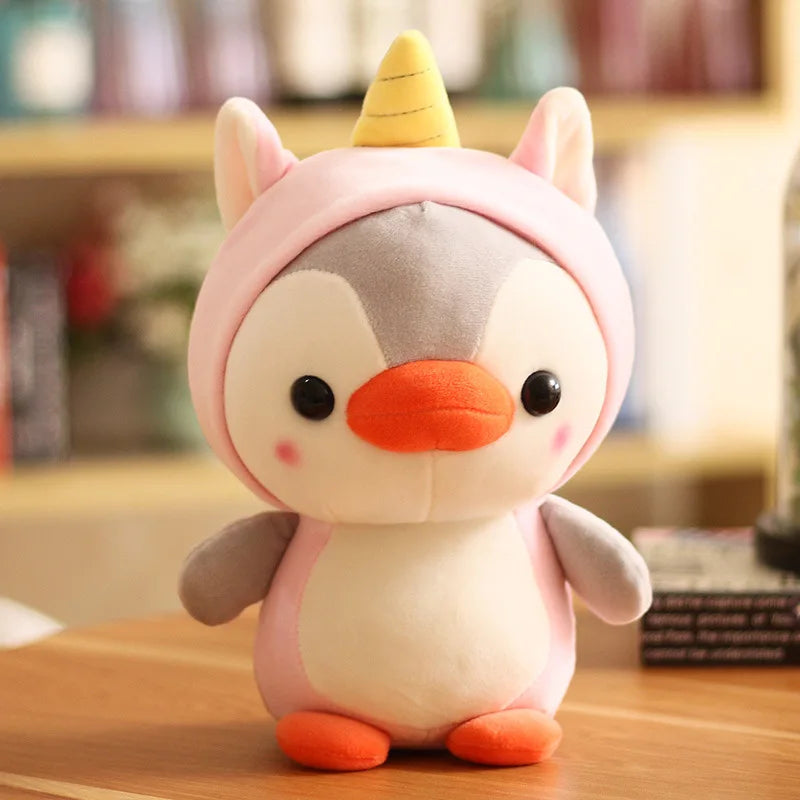 KTX-705875 Adorable Penguin Plush Toy - Customizable Kids Gift, Soft PP Cotton, 25cm Height