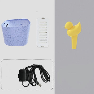 HKM-706067 Automatic Pet Cat Water Dispenser with Little Duck Nozzle and Multiple Filter Options