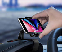 HKM-706259 360° Rotating Multifunctional Car Phone Holder for Dashboard and HUD Display