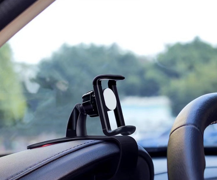 HKM-706259 360° Rotating Multifunctional Car Phone Holder for Dashboard and HUD Display