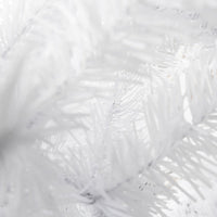 HKM-706323 7ft White Christmas Tree with 950 PVC Branches and Iron Base for Holiday Decor