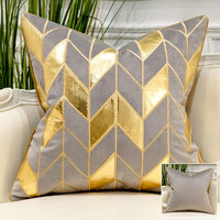 HKM-706323 Embroidered Plush Throw Pillow for Modern Sofa, Available in 45x45cm and 50x50cm