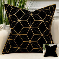 HKM-706323 Embroidered Plush Throw Pillow for Modern Sofa, Available in 45x45cm and 50x50cm