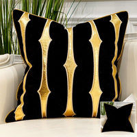 HKM-706323 Embroidered Plush Throw Pillow for Modern Sofa, Available in 45x45cm and 50x50cm