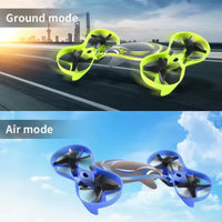 HKM-706451 3-in-1 Remote Control Quadcopter for Land, Air, and Water with 360° Stunt Rotation and LED Lights