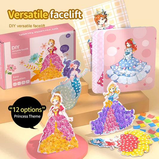HKM-706771 DIY 3D Drawing Board Cards for Kids - Educational Fine Motor Skills Puzzle Set