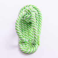 HKM-706835 Multicolor Cotton Rope Woven Slippers for Pets - Yellow, Pink, Purple, Green