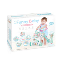 HKM-706835 Multifunctional 4-in-1 Baby Walker with Music and Sit-to-Stand Features for Early Learning