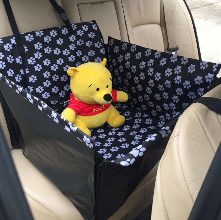 HKM-706963 Waterproof Pet Dog Car Seat Cover with Safety Belt and Hammock Design for Large and Medium Dogs