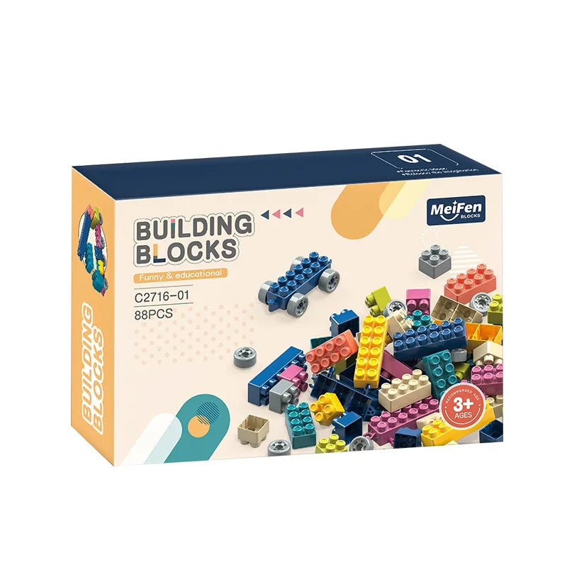 KTX-707027 DIY Snowflake Particle Building Block Set for Kids - Creative Educational Toy Ages 2 and Up
