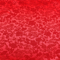 HKM-707091 Multicolor Jacquard Fabric with Chinese Dragon Pattern - 50% Rayon, 50% Polyester Silk, 150cm Width