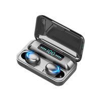 HKM-707091 Wireless Bluetooth Headset F9-5C - In-Ear Sports 9D Stereo with Digital Display and Multi-Point Connection