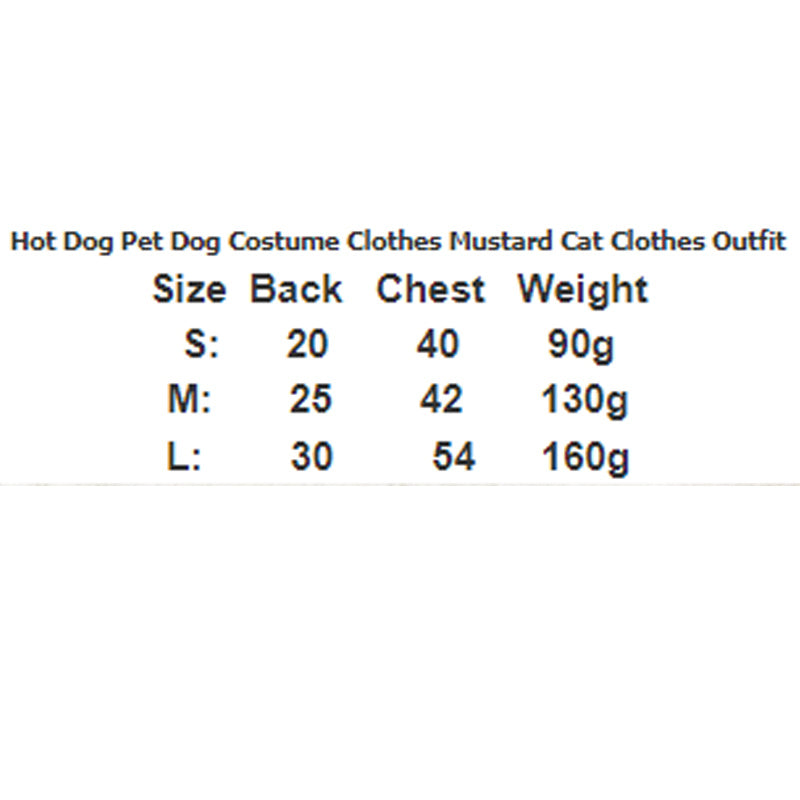 HKM-707219 Funny Hot Dog Costume for Small to Medium Dogs and Cats – Perfect for Winter Parties and Cosplay