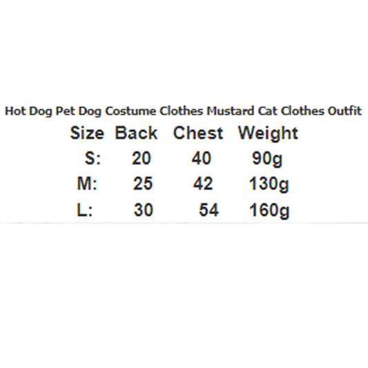 HKM-707219 Funny Hot Dog Costume for Small to Medium Dogs and Cats – Perfect for Winter Parties and Cosplay