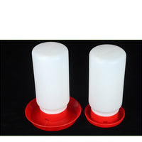 HKM-707283 Bird Water Bottle and Feeders Set for Pigeons - Includes Wide and Narrow Troughs