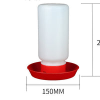 HKM-707283 Bird Water Bottle and Feeders Set for Pigeons - Includes Wide and Narrow Troughs