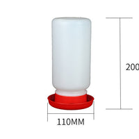 HKM-707283 Bird Water Bottle and Feeders Set for Pigeons - Includes Wide and Narrow Troughs
