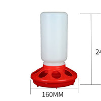 HKM-707283 Bird Water Bottle and Feeders Set for Pigeons - Includes Wide and Narrow Troughs