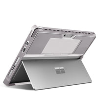 HKM-707283 Silicone Keyboard Protective Case for Surface Pro 4/5/6 - Durable TPU Cover in Rose Gold, Black, Silver Gray