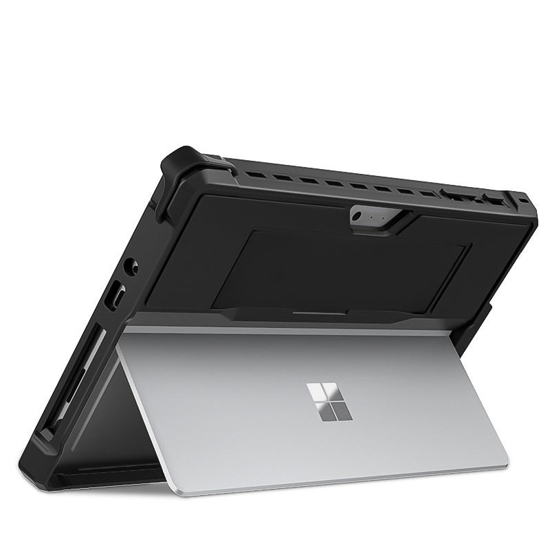 HKM-707283 Silicone Keyboard Protective Case for Surface Pro 4/5/6 - Durable TPU Cover in Rose Gold, Black, Silver Gray