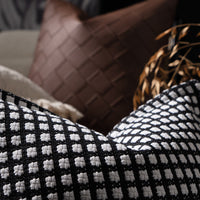 HKM-707411 Luxury Square Pillow Cushion Cover, 45x45cm, Blended Material, Various Colors Available