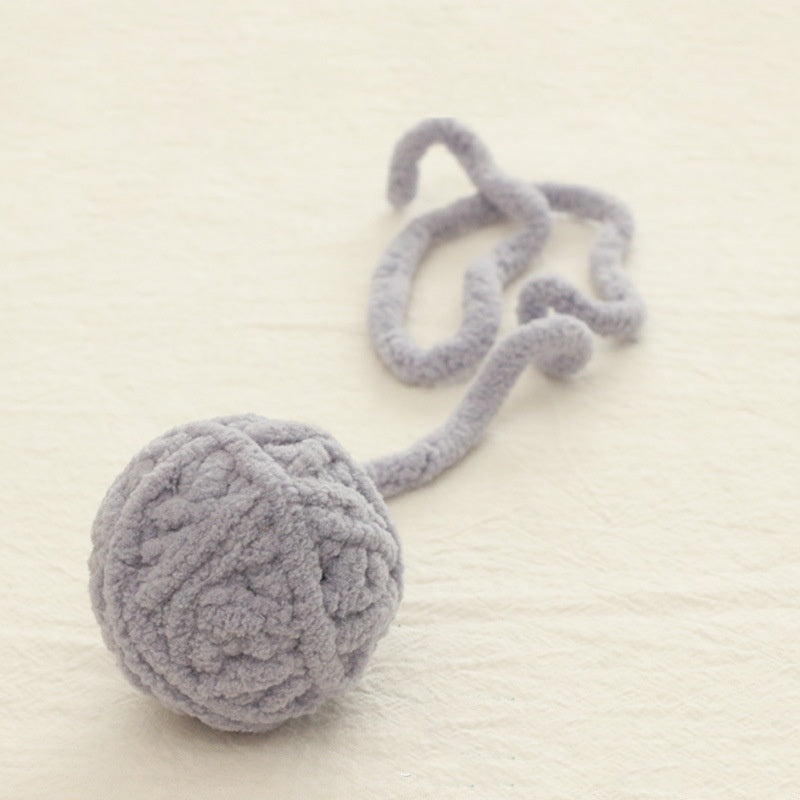 HKM-707795 Cat Large Funny Self-relief Toy Handmade Woolen Yarn Ball