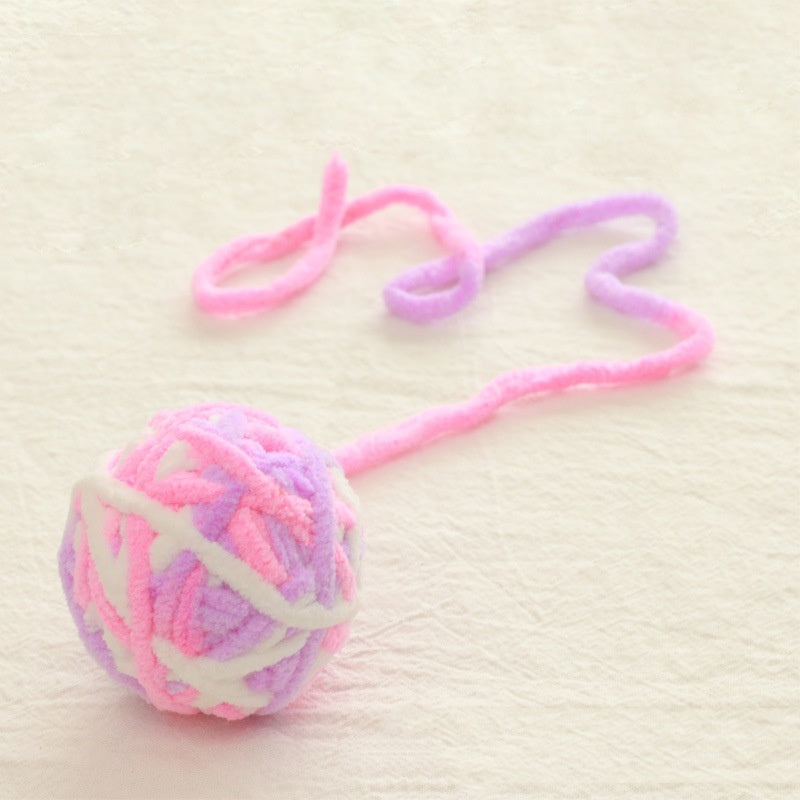 HKM-707795 Cat Large Funny Self-relief Toy Handmade Woolen Yarn Ball