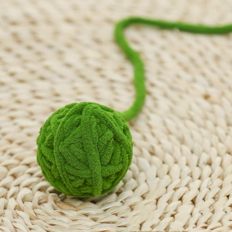 HKM-707795 Cat Large Funny Self-relief Toy Handmade Woolen Yarn Ball