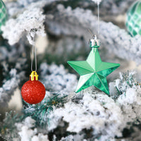 HKM-707795 Creative Christmas Tree Pendant Ornament Set - 90 Unique Decorative Balls in Box