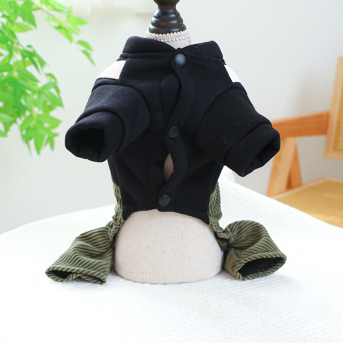 HKM-707859 Corduroy Pet Clothing for Dogs and Cats - XS to XL Sizes Available