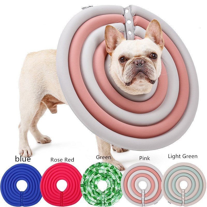 HKM-708051 Lightweight Elizabethan Circle Cat and Dog Protective Collar for Postoperative Care
